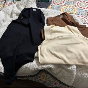 OQQfitness women’s wear 3 piece bodysuit, never worn, XXL